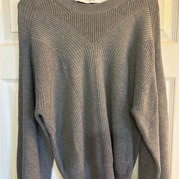 IRO Classic Gray Crewneck Sweater - Picture 1 of 2